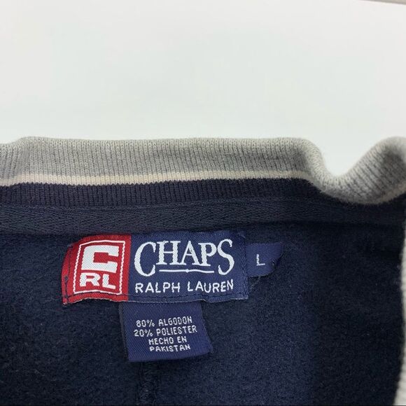 Vtg Chaps Ralph Lauren V neck sweatshirt - Picture 6 of 6